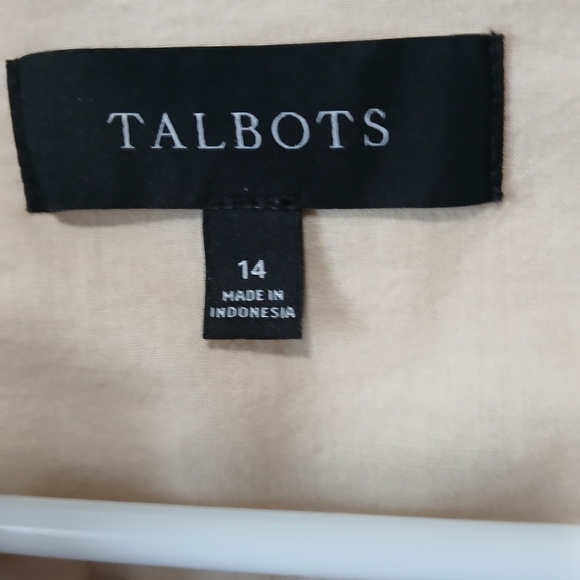 Talbot's Double Breasted Blazer Womens 14 Cotton/Modal Blend Office Wear Casual - Picture 5 of 9